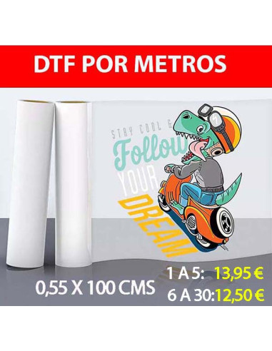 DTF metros lineales